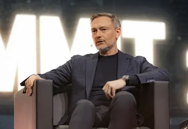 Christian Lindner auf der Founder-Summit-Bühne