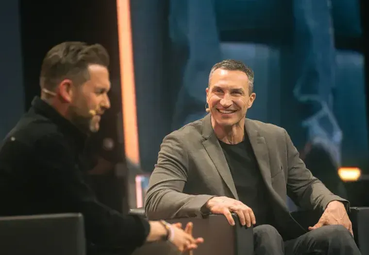 Dr. Wladimir Klitschko auf der Founder-Summit-Bühne